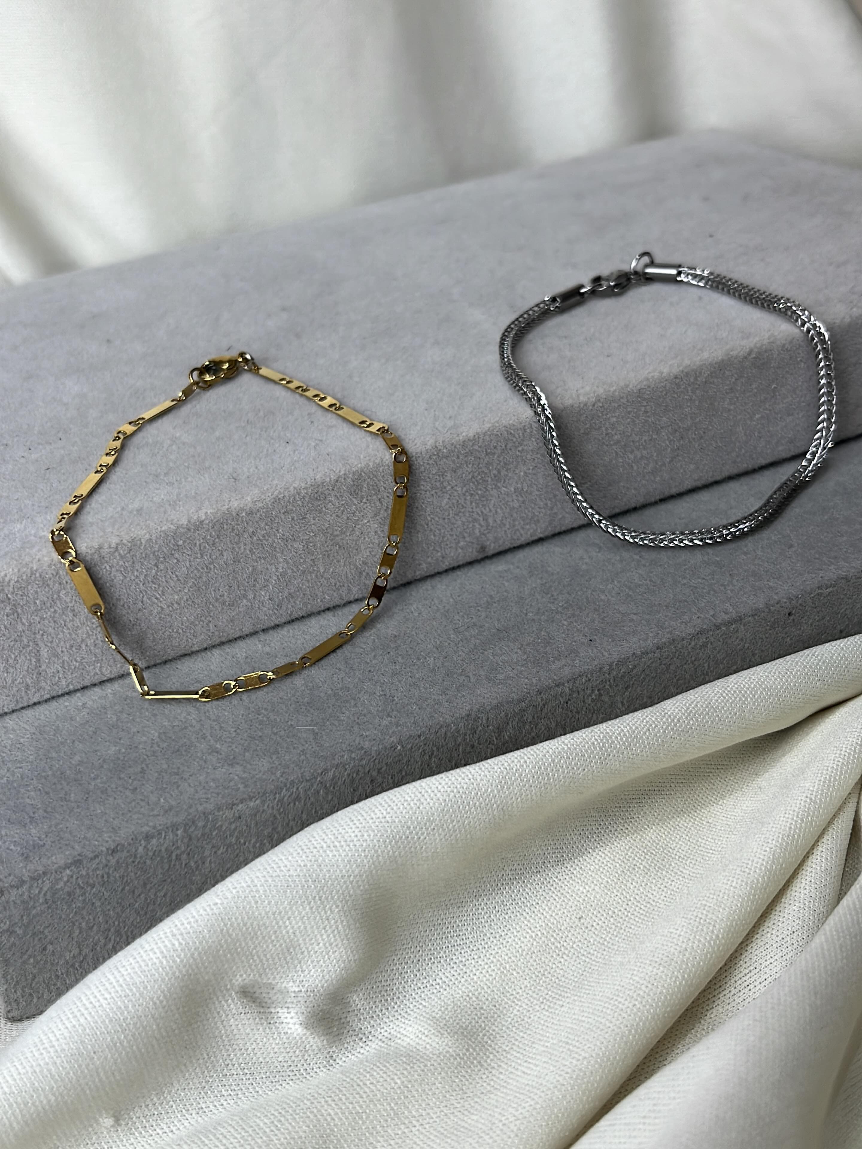 Pulseiras masculinas em aço inox — unidade — foto 1